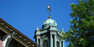 Warde Hall cupola on Mount Mercy campus